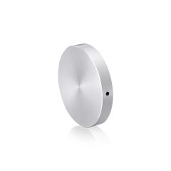 Verschlusskappen Durchmesser:50 mm, Höhe: 5/16", natur eloxiertes Aluminium