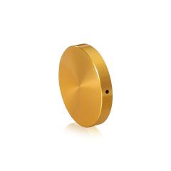 Verschlusskappen Durchmesser:50 mm, Höhe: 5/16", gold eloxiertes Aluminium