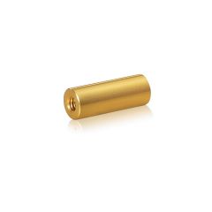 Gehäuse Durchmesser: 9,50 mm, Länge: 25 mm, gold eloxiertes Aluminium