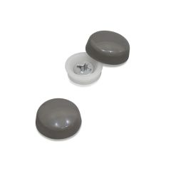 Snap-Cap For Screw #6 & #8 - Charcoal Gloss