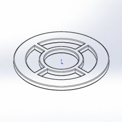 Rondelle en Silicone Diameter intérieur : 8 mm. extérieur : 32 mm