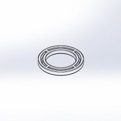 Rondelle en Silicone Diameter intérieur : 8 mm. extérieur : 16 mm