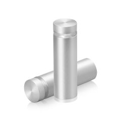Manipulationssichere Aluminium Flachkopf Abstandhalter, Durchmesser: 16 mm, Abstandhalter: 45 mm, natur eloxiert