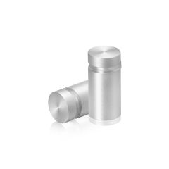 Manipulationssichere Aluminium Flachkopf Abstandhalter, Durchmesser: 16 mm, Abstandhalter: 25 mm, natur eloxiert
